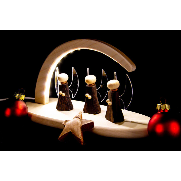 Modern Light Arch - Angels  - 24x13 cm / 9.4x5.1 inch