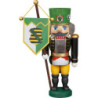 Nussknacker Sächsischer Bergmann mit Uniform und Standarte - 25 cm
