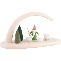 Modern Light Arch - Shepherd Gnome  - 24x13 cm / 9.4x5.1 inch