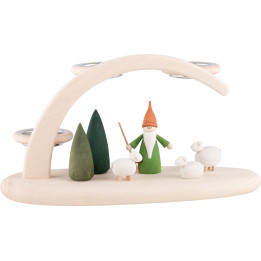 Modern Light Arch - Shepherd Gnome  - 24x13 cm / 9.4x5.1 inch