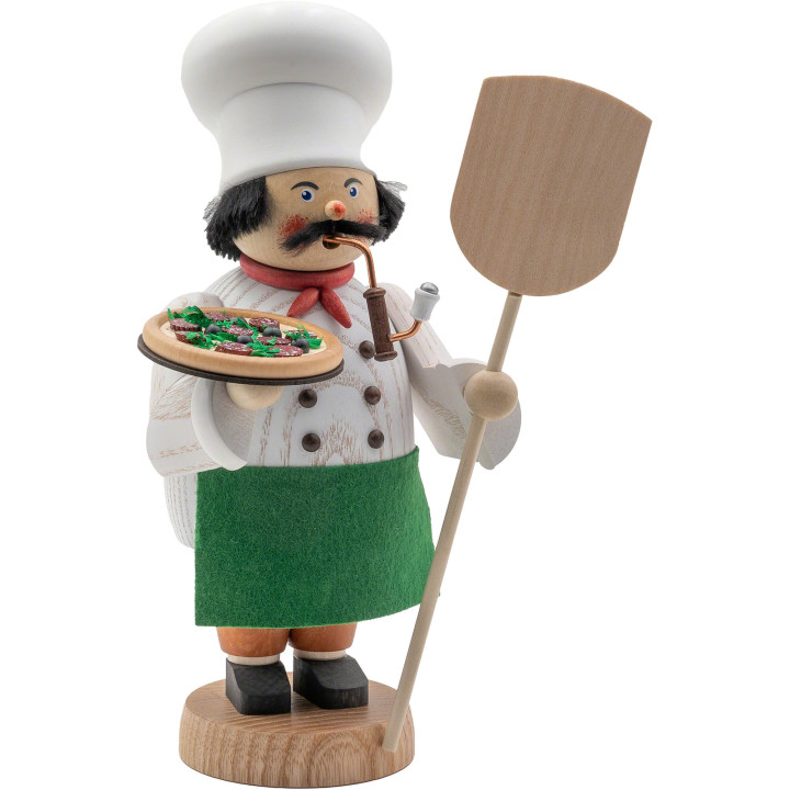 Räuchermännchen Pizzabäcker - 22 cm