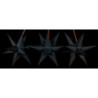 Marienberger Moravian Star Set of Three Blue incl. Lighting - 17 cm / 6.7 inch