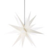 Advents Star for Inside and Outside Use White incl. Lighting - 60 cm / 23.6 inch