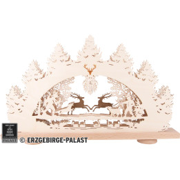 Candle Arch - Jumping Stags - 52x31 cm / 20.5x12.2 inch