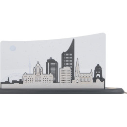 Motivleuchte "Leipzig Panorama" - 47x23 cm