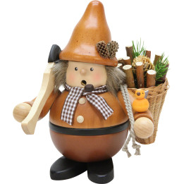 Räuchermännchen Holzsammler natur - 18 cm