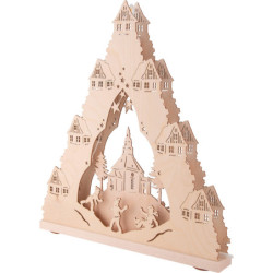 Lichterspitze "Seiffener Kirche" - 38x43 cm