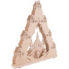 Light Triangle "Seiffen Church" - 38x43 cm / 15x16.9 inch