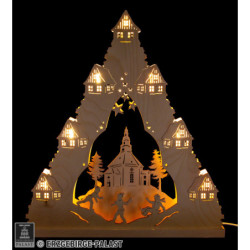 Lichterspitze "Seiffener Kirche" - 38x43 cm