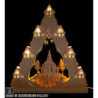 Lichterspitze "Seiffener Kirche" - 38x43 cm