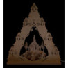 Light Triangle "Seiffen Church" - 38x43 cm / 15x16.9 inch