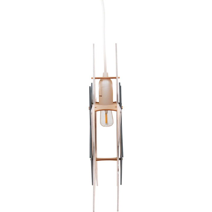 Window Picture Star & 8220 The Snow falls softly& 8221  White/Gray (LED powered) - 29 cm / 11.4 inch