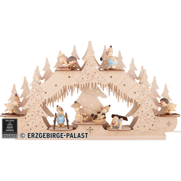 Collector Candle Arch - without Figurines - 62x34 cm / 24.4x13.4 inch