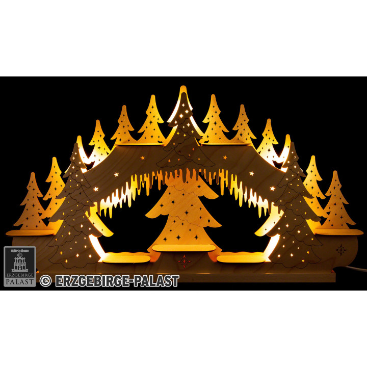 Collector Candle Arch - without Figurines - 62x34 cm / 24.4x13.4 inch