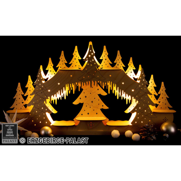 Collector Candle Arch - without Figurines - 62x34 cm / 24.4x13.4 inch