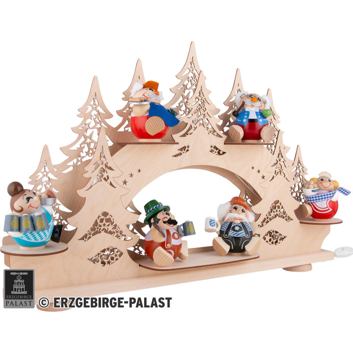 Collector Candle Arch - without Figurines - 68x43 cm / 26.8x16.9 inch