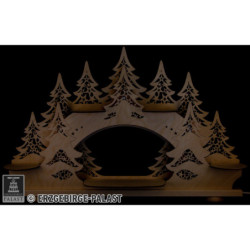 Collector Candle Arch - without Figurines - 68x43 cm / 26.8x16.9 inch