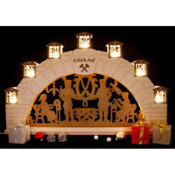 Candle Arch - XL - Ore Mountains - 112x71 cm / 44.1x28 inch