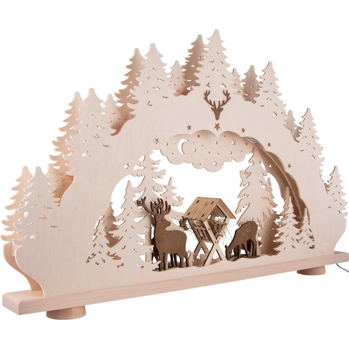 Schwibbogen XL Wald - 112x71 cm