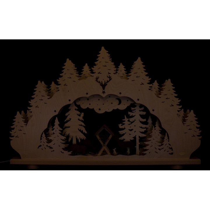Schwibbogen XL Wald - 112x71 cm