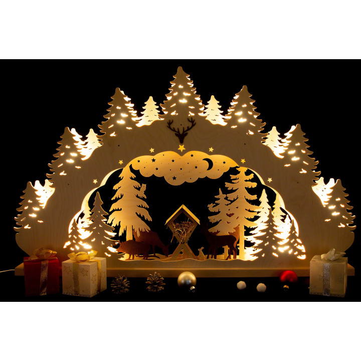Candle Arch - XL - Forest - 112x71 cm / 44.1x28 inch