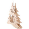 Window Picture - Fir Tree "Carved Deer" - 28,5 cm / 11.2 inch
