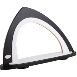 Light Arch without Figurines - Asymmetrical - Black/White - 52x29,7 cm / 20.5x11.7 inch