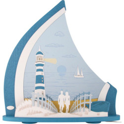 Light Triangle - "Maritim" - 52x53,5 cm / 20.5x21.1 inch