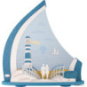 Light Triangle - "Maritim" - 52x53,5 cm / 20.5x21.1 inch