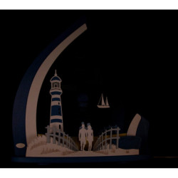 Light Triangle - "Maritim" - 52x53,5 cm / 20.5x21.1 inch