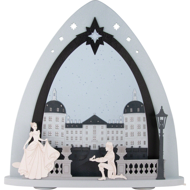Lichterspitze "Moritzburg" - 52x29,7 cm