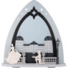 Lichterspitze "Moritzburg" - 52x29,7 cm