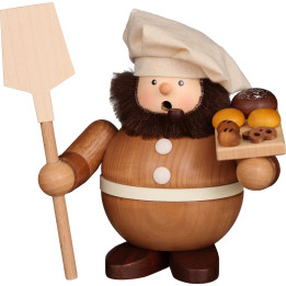 Räuchermännchen Bäcker natur - 15 cm