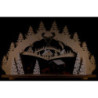 Schwibbogen "Rehe im Wald" (mit LED) - 66x39 cm