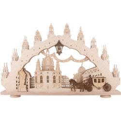 Schwibbogen "Dresdner Frauenkirche" - 66x41 cm