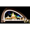 Candle Arch -  "Christmas under Northern Lights" - 66x33,8 cm / 26x13.3 inch