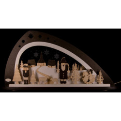 Candle Arch - "Original Ore Mountains Christmas" - 66x33,8 cm / 26x13.3 inch
