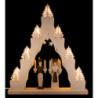 Light Triangle "Angel and Miner" - 38x43 cm / 15x16.9 inch