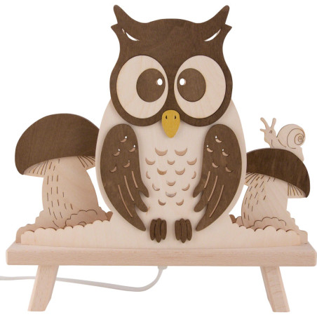 Light Triangle "Owl" - 30x32 cm / 11.8x12.6 inch