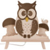 Light Triangle "Owl" - 30x32 cm / 11.8x12.6 inch