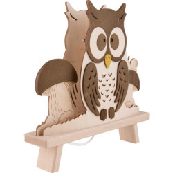 Light Triangle "Owl" - 30x32 cm / 11.8x12.6 inch