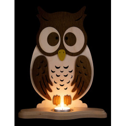 Tea Light Holder - Owl - 30,5 cm / 12 inch