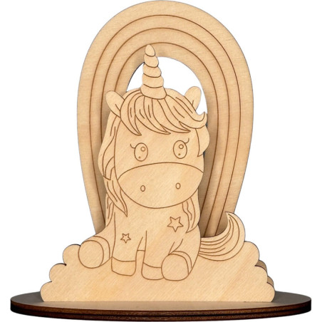 Handicraft Set - Unicorn with Rainbow - 16,5 cm / 6.5 inch