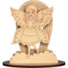 Bastelset Fee mit Regenbogen - 16,5 cm