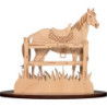 Handicraft Set - Horse in Paddock - 13 cm / 5.1 inch