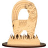 Handicraft Set - Llama with Rainbow - 16,5 cm / 6.5 inch