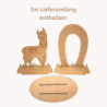 Handicraft Set - Llama with Rainbow - 16,5 cm / 6.5 inch
