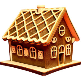 Handicraft Set - Smoking Hut - Gingerbread House - 10,5 cm / 4.1 inch