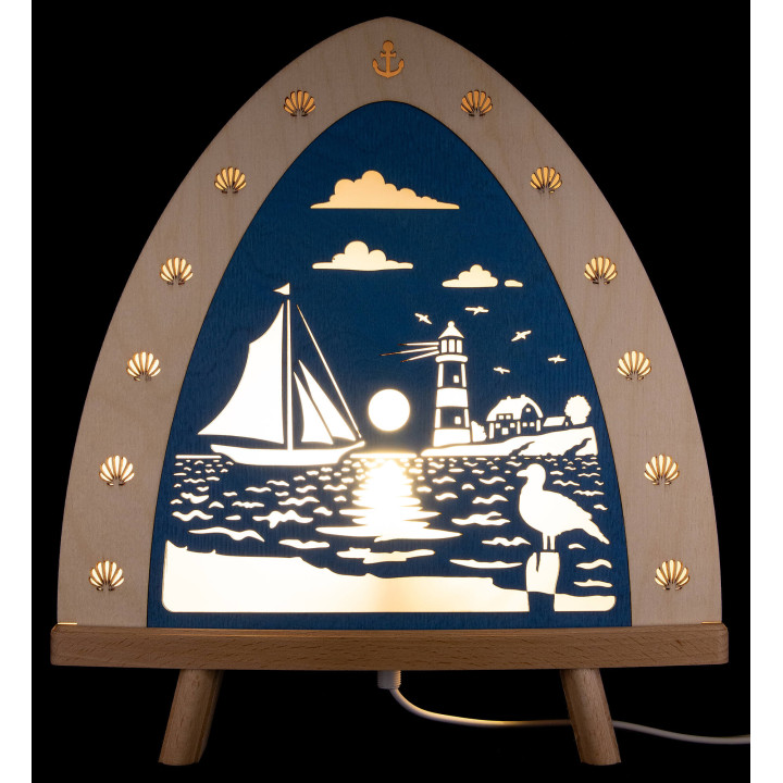 Light Triangle "Maritime" - 30x32 cm / 11.8x12.6 inch