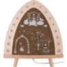 Light Triangle "Mrs. Holle" - 30x32 cm / 11.8x12.6 inch